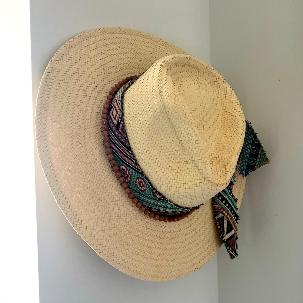 WYETH straw boho fedora